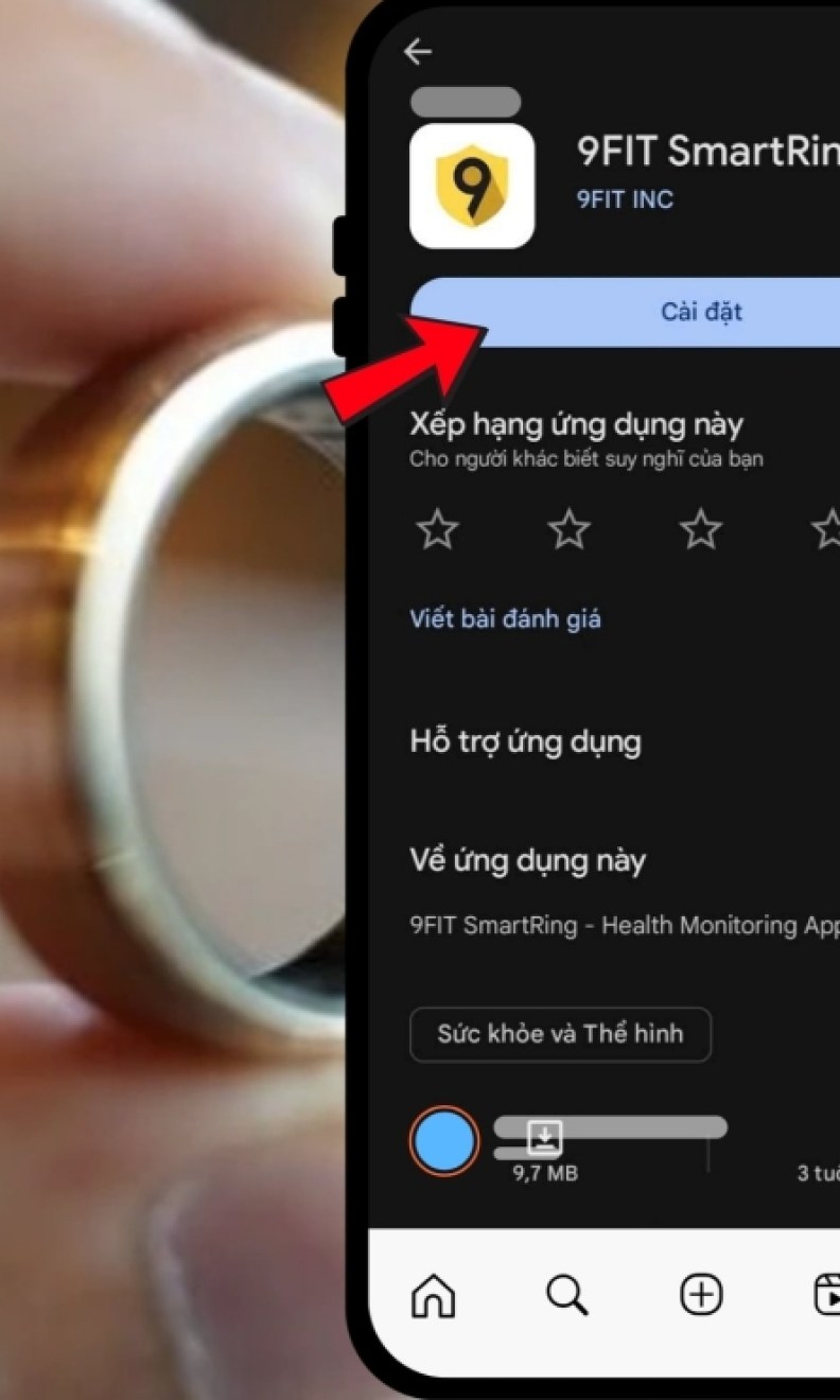 Ứng dụng theo dõi sức khỏe kết hợp Smart Ring của Safe and Sound