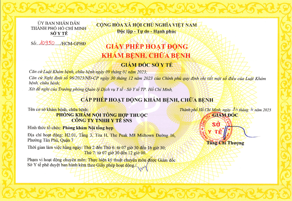 Giấy phép hoạt động